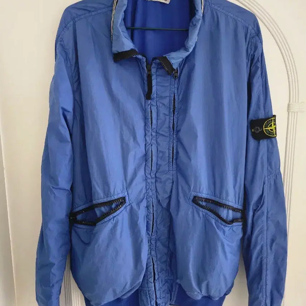 [BUNJANG] Stone Island Garment Dyed Crinkled-Effect Jacket / 스톤아일랜드 가먼트다잉 클링클렙스 자켓