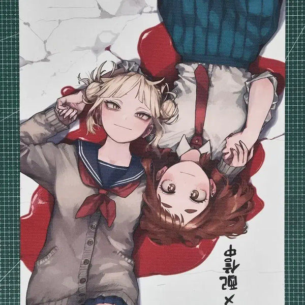 [BUNJANG] My Hero Academia Himiko Toga & Ochaco Uraraka Tapestry Poster / 나히아 토가 오챠코 태피스트리 포스터 판매
