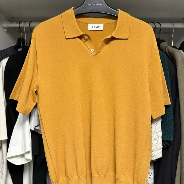 [BUNJANG] Time Homme 23SS Polo Shirt Size 100 / 타임옴므 23ss 카라티 100사이즈