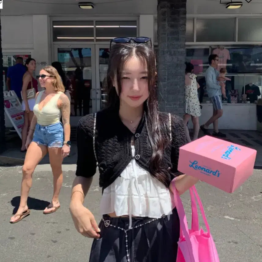 [BUNJANG] SIYE SHA SHA Bolero Cardigan Black / (새상품) 시예 샤샤 볼레로 가디건 블랙