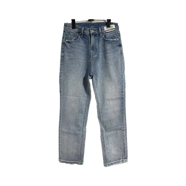 [BUNJANG] High-Waist Light Wash Slim Fit Denim Jeans L / 하이웨이스트 연청 데님 팬츠 슬림핏 청바지 L