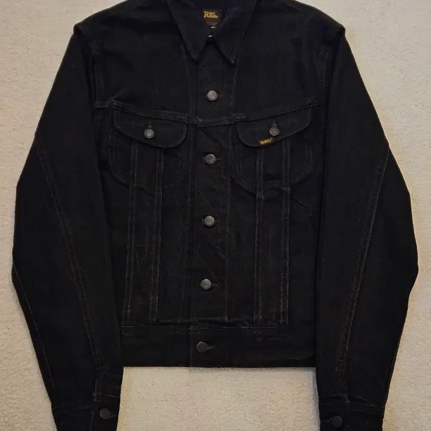 [BUNJANG] RRL Lot 271 Black Denim Trucker Jacket / RRL lot 271 블랙 데님 트러커자켓