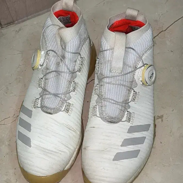 [BUNJANG] Adidas Golf BOA White Women's Shoes (230mm) / 아디다스 골프화 BOA 흰색 여성 230
