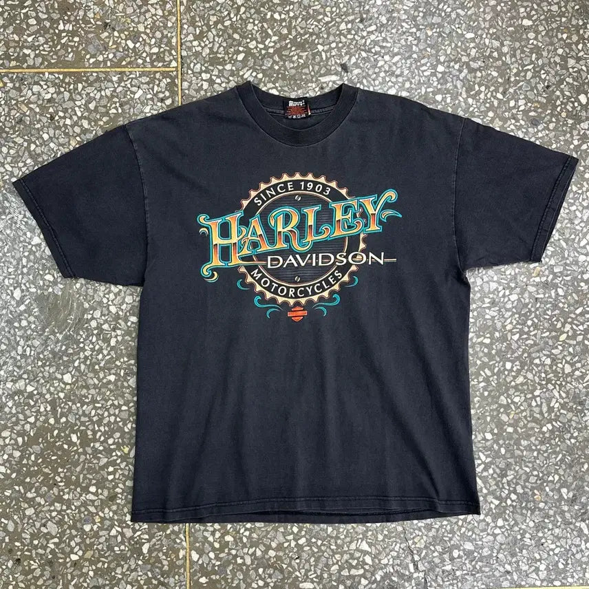[BUNJANG] 90s Harley Davidson Sturgis T-Shirt XL / 90s USA 할리데이비슨 스터지스 티셔츠 XL