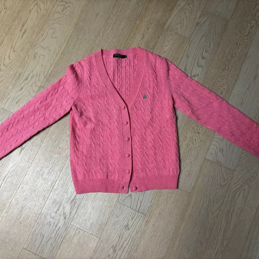 [BUNJANG] Beanpole Ladies Pink Cardigan / 빈폴 핑크 가디건