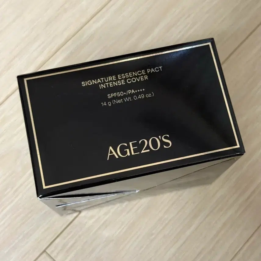 [BUNJANG] AGE20'S Signature Essence Pact Intense Cover SPF50+/PA++++ (Original + Refill) 14g / AGE20S 시그니처 에센스 팩트 인텐스 커버 19C (본품+리필)