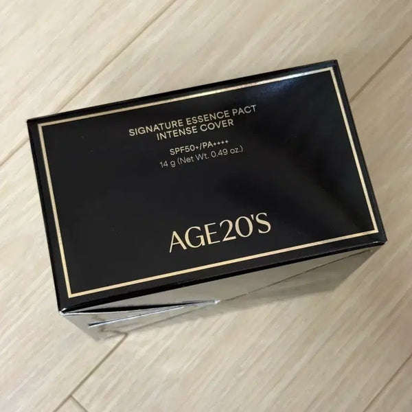 [BUNJANG] AGE20'S Signature Essence Pact Intense Cover SPF50+/PA++++ (Original + Refill) 14g / AGE20S 시그니처 에센스 팩트 인텐스 커버 19C (본품+리필)