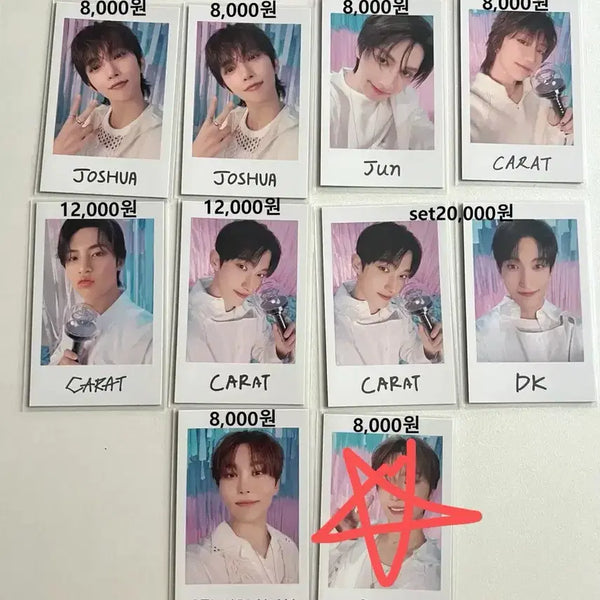 [BUNJANG] SEVENTEEN Yakusoku Instant Photocard / (개별가능)세븐틴 야쿠소쿠 인스턴트포카 팝니다. (도겸은세트있음)