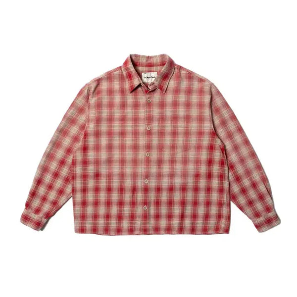 [BUNJANG] The Rawcows East River Shirt Red / 더 뤡코즈 이스트리버 셔츠 레드 1