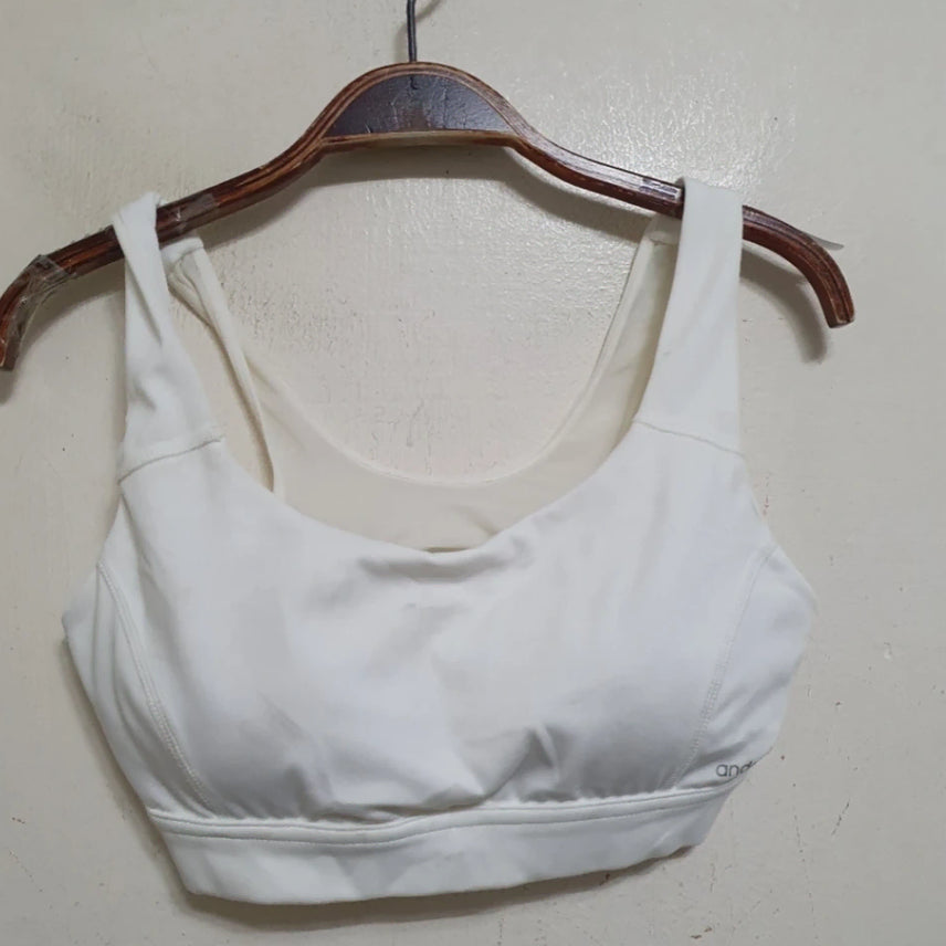 [BUNJANG] Andar Sports Bra Top White Size 2 / 안다르 스포츠 브라탑 화이트 2