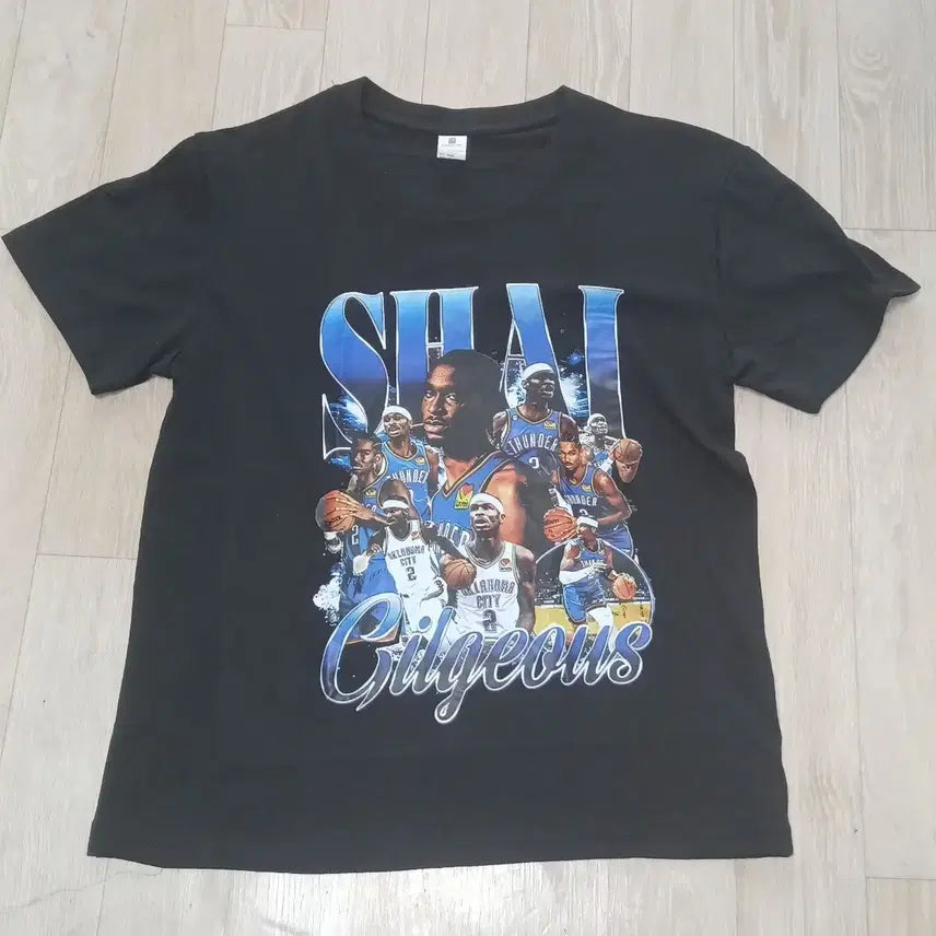 [BUNJANG] SZA Slim Fit Black T-Shirt Size S / (새제품) SZA 슬림핏 반팔 블랙 S 전사프린팅