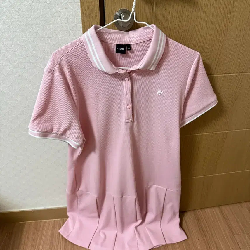 [BUNJANG] JDX Women's Pink Golf Dress (Size 105) / JDX 요꼬에리 골프 원피스 핑크(105사이즈)