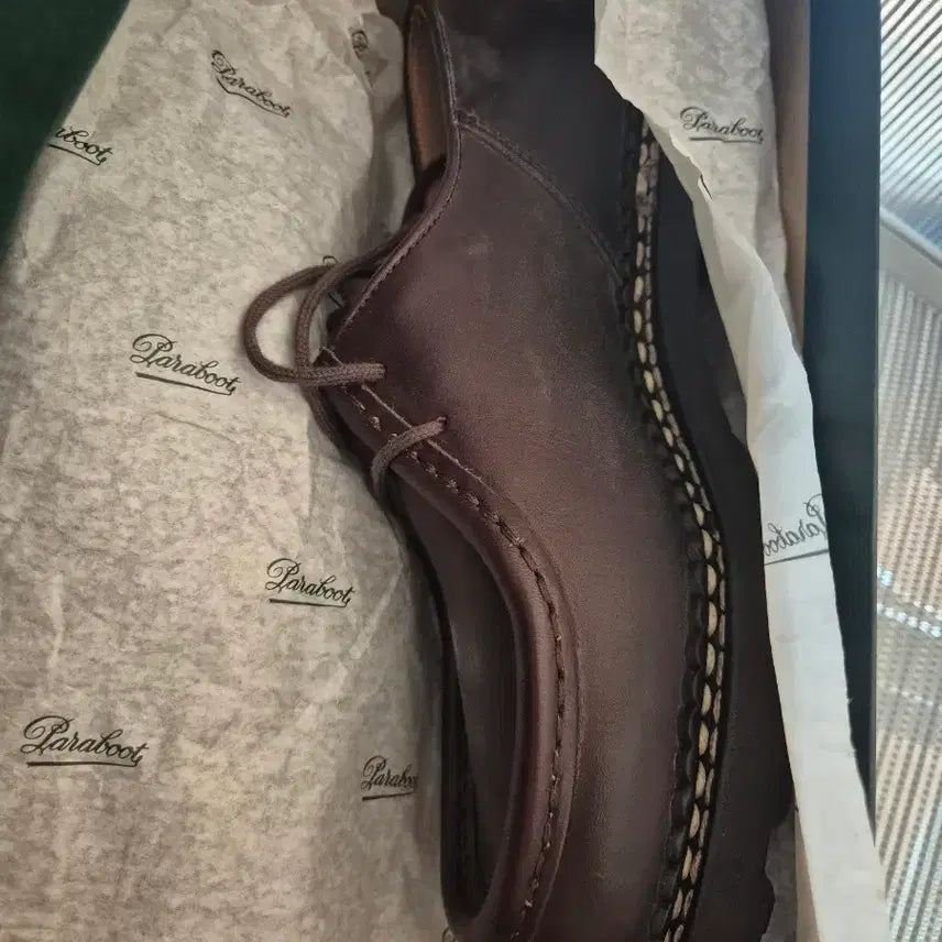[BUNJANG] Paraboot Michael Cafe Leather Shoes / 파라부트 미카엘 25ss 카페 교환 및 판매