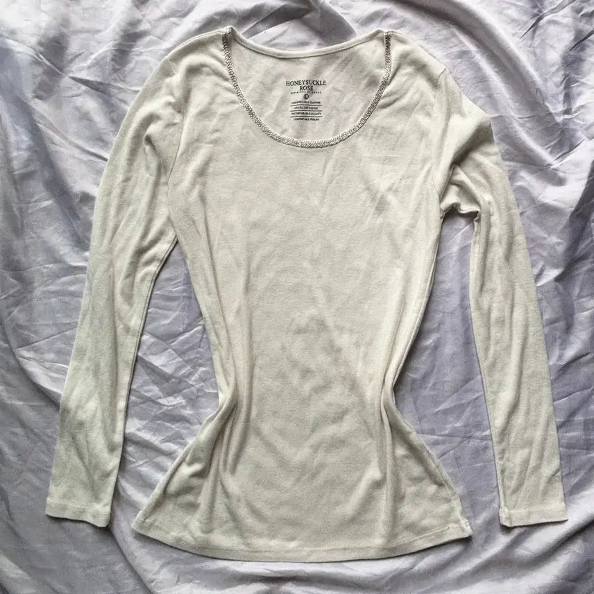 [BUNJANG] Vintage Y2K Honeysuckle Rose Long Sleeve Mori Girl Shirt / 빈티지 y2k Honeysuckle Rose 롱슬리브 모리걸 하구미