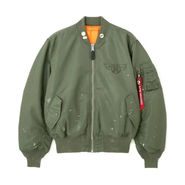 [BUNJANG] Kamiya Alpha Industries MA-1 Collaboration Jacket / [L] kamiya 카미야 알파인더스트리 콜라보 MA-1