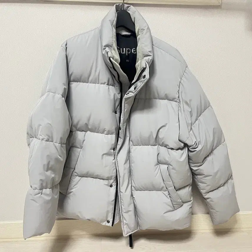 [BUNJANG] TOPTEN Light Grey Short Padding Jacket / 탑텐 숏패딩 라이트그레이