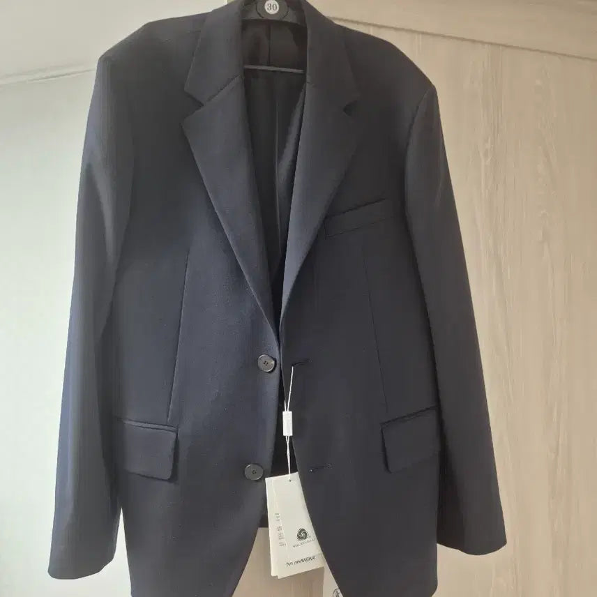[BUNJANG] Magari Tailored Suit Set Dark Navy / 마마가리 테일러드 수트 셋업 다크네이비 새상품 48/30
