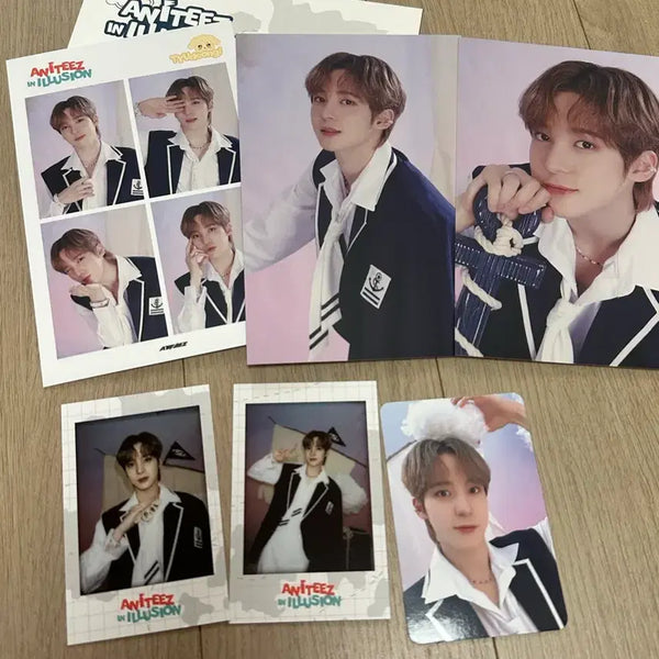 [BUNJANG] Ateez San 'Aniteez in Illusion' Photocard Set / 애니티즈 인 일루전 포토카드 세트 윤호