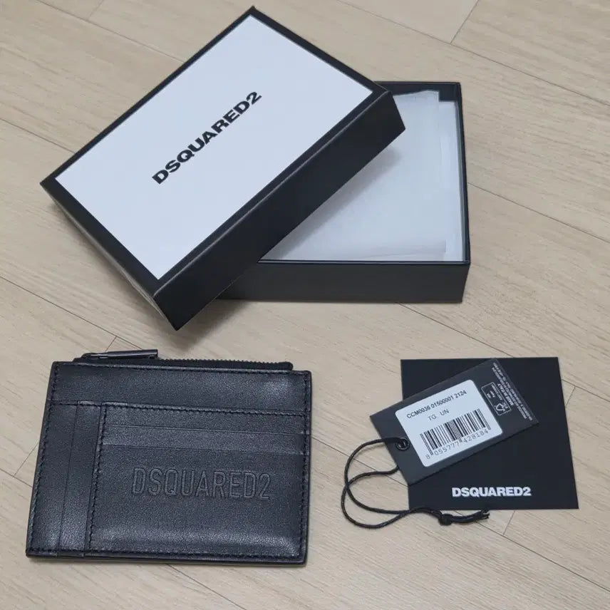 [BUNJANG] Dsquared2 Leather Card Wallet / [택포] 디스퀘어드2 카드 지갑