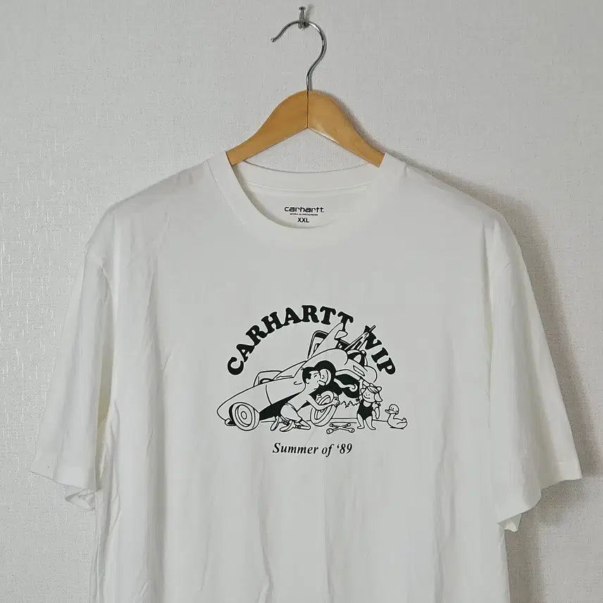 [BUNJANG] Carhartt WIP Graphic Flat Tire T-Shirt XXL / 칼하트 WIP 그래픽 플랫타이어 반팔 XXL (거의 새상품)