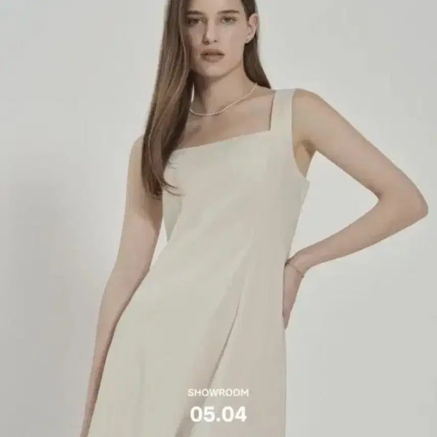 [BUNJANG] SIEA Lea Soft Linen Dress Cream XS / 시에 레아 소프트 리넨 드레스 린넨 드레스 크림 XS