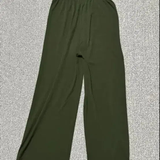 [BUNJANG] Olive Khaki Wide Pants / 와이드 팬츠 올리브 카키색 냉장고바지
