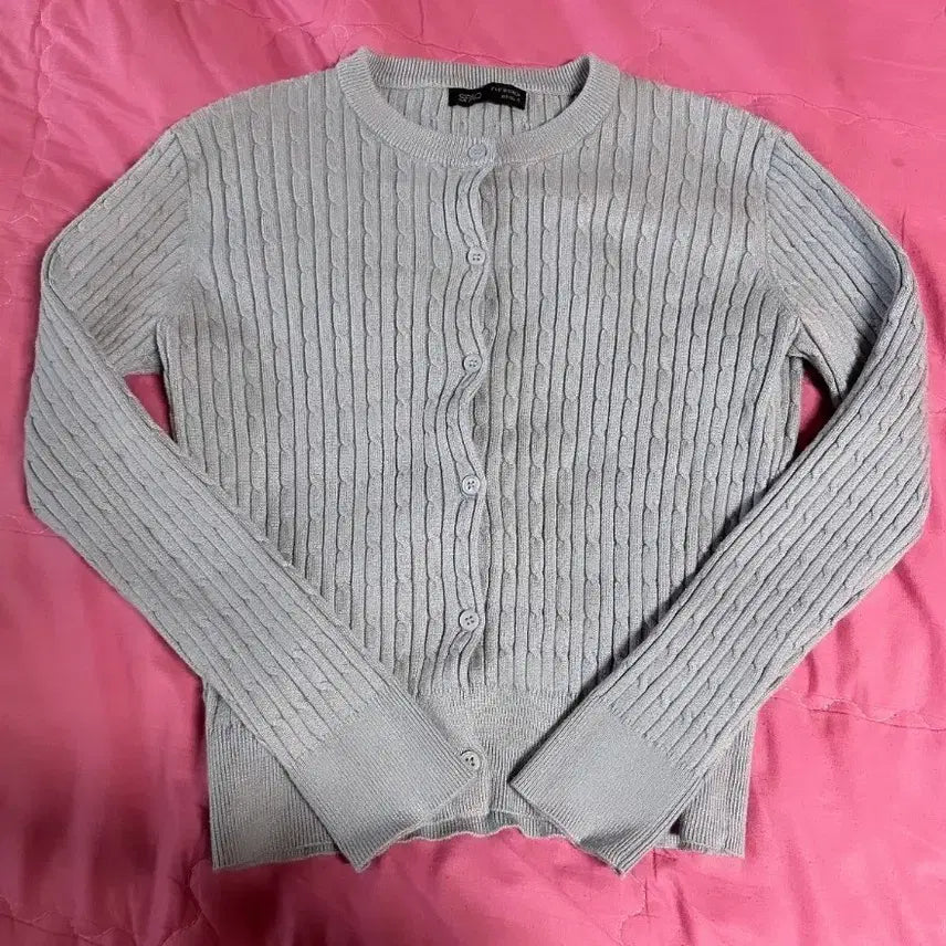 [BUNJANG] SPAO Women's Cable Knit Cardigan / 스파오 여성 가디건