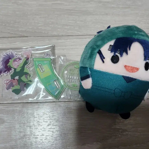 [BUNJANG] Nintama Rantaro Nanatsuma Koheta Acrylic Stand & Fuwa Kuro Ring Set / 닌타마 란타로 나나마츠 코헤이타 아크릴, 후와쿠로링 일괄