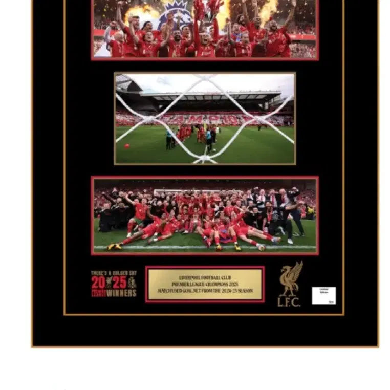 [BUNJANG] Liverpool FC 24-25 Premier League Championship Season Anfield Goal Net Display / 리버풀 24-25 프리미어리그 우승 시즌 안필드 골네트