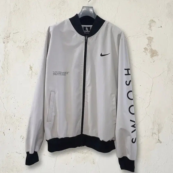 [BUNJANG] Nike Big Swoosh Lettering Windbreaker Jacket XL / 나이키 빅스우시 레터링 바람막이 자켓 XL