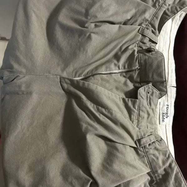 [BUNJANG] Roughside Two-Tuck Wide Pants - Mud / 2)러프사이드 투턱 와이드 팬츠 머드