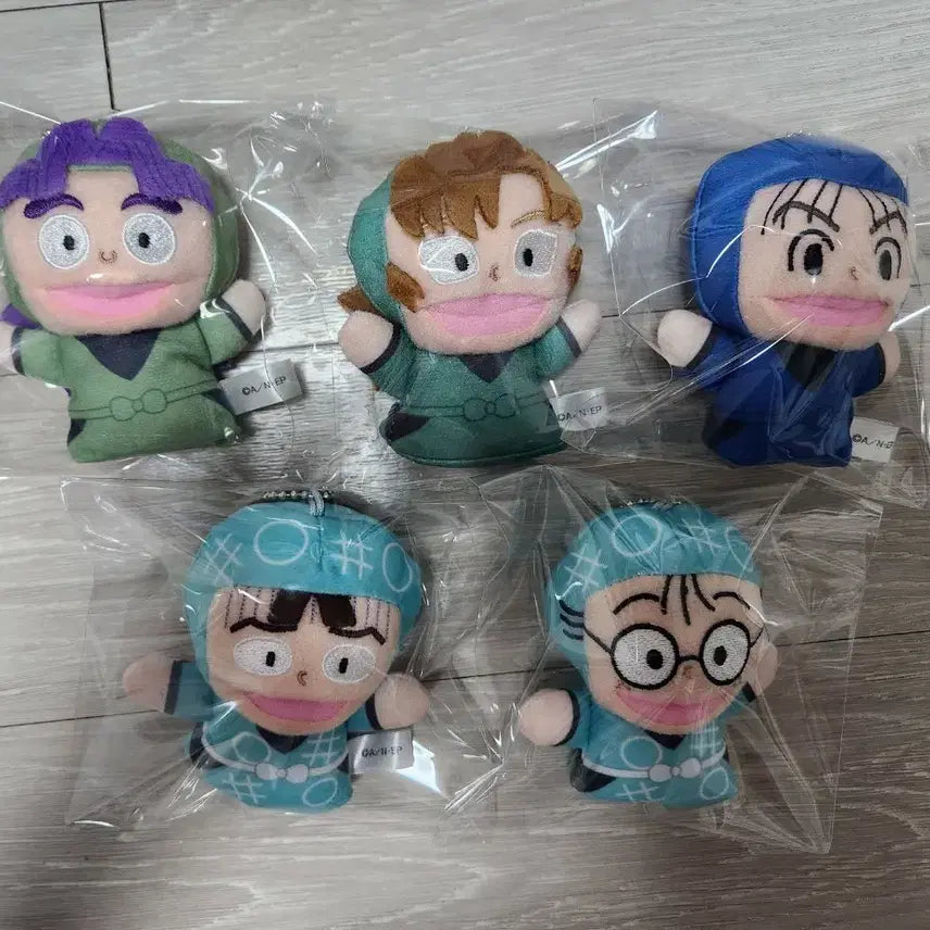 [BUNJANG] Nintama Rantaro Health Committee Isaku & Rantaro Finger Puppet Plush Bundle / 닌타마 란타로 보건위원회(이사쿠, 란타로) 손가락 인형 누이 일괄 판매