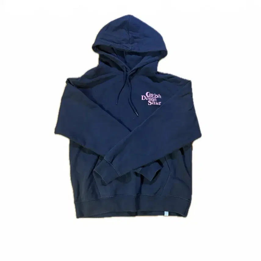 [BUNJANG] Kabisi Charcoal Logo Print Hoodie / 카비시 후드티