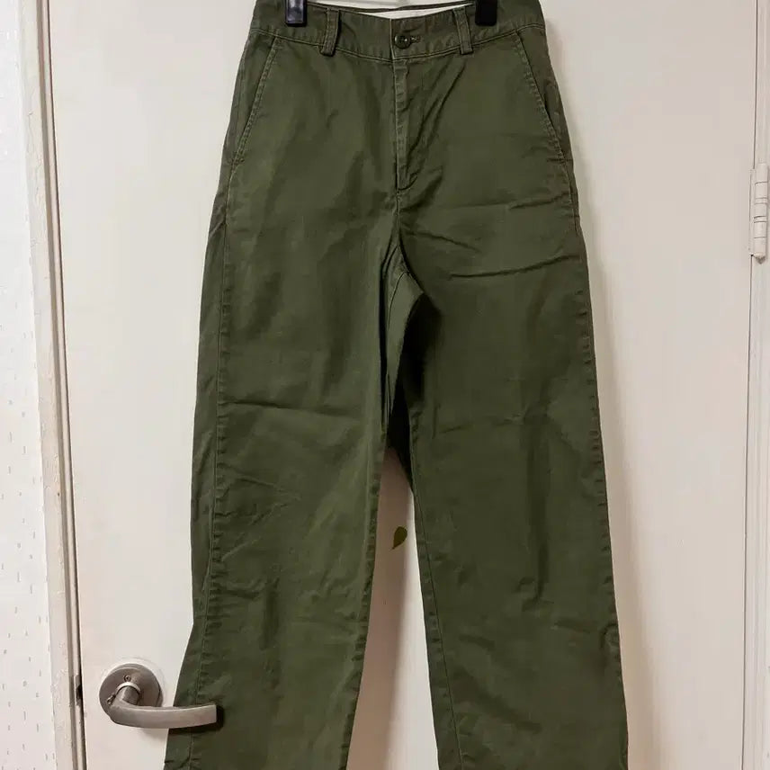 [BUNJANG] Uniqlo Fatigue Pants Khaki Cotton / 유니클로 퍼티그 팬츠 카키