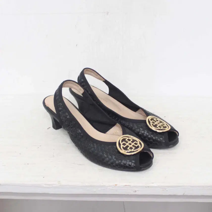 [BUNJANG] El Canto Women's Slingback Heels Shoes Size 250 / [정품] 엘칸토 여성 슬링백 구두 신발 250사이즈 정인샵
