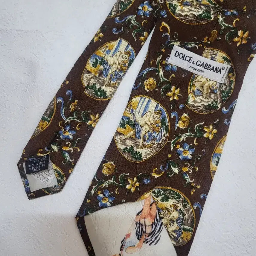 [BUNJANG] Dolce & Gabbana Vintage Silk Necktie / 빈티지 돌체엔가바나 넥타이 새상품