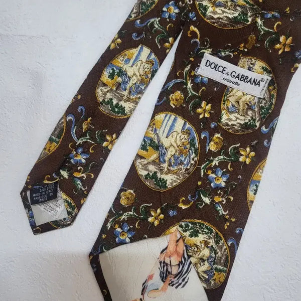 [BUNJANG] Dolce & Gabbana Vintage Silk Necktie / 빈티지 돌체엔가바나 넥타이 새상품
