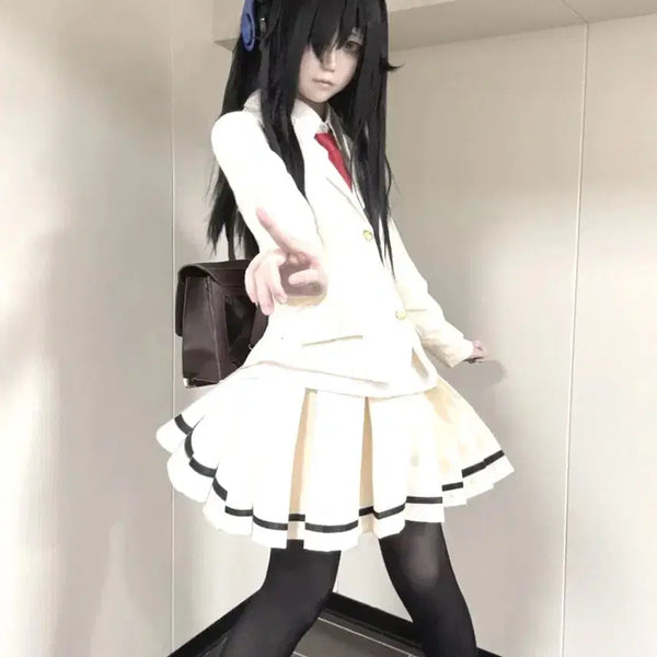 [BUNJANG] WataMote Kuroki Tomoko Cosplay Costume Set / 레어 ) 와타모테 쿠로키 토모코 코스프레 의상