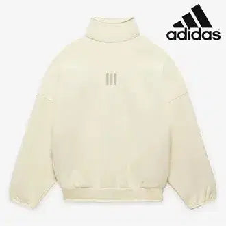 [BUNJANG] Adidas Men's Athletic Mock Neck Long Sleeve T-Shirt Beige / 아디다스 티셔츠 /e5- IS8742 / 남성 애슬래틱 모크 넥
