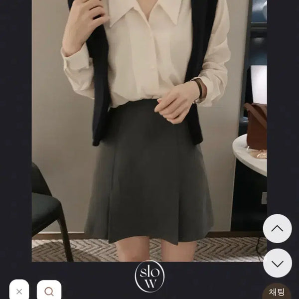 [BUNJANG] Slowand Urban Daily Pintucks Skirt / 슬로우앤드 어반 데일리 핀턱스커트