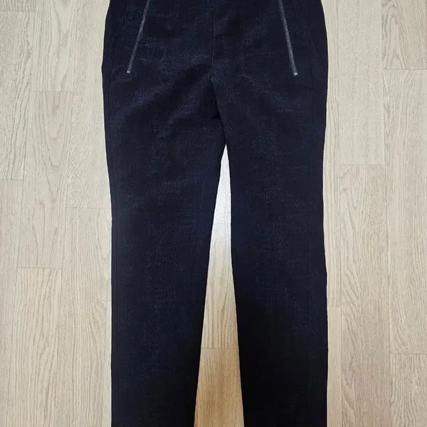[BUNJANG] TIME Women's Black Zipper Slim Fit Pants Size 29 / TIME 여성 블랙 지퍼 포인트 슬림핏 팬츠 29