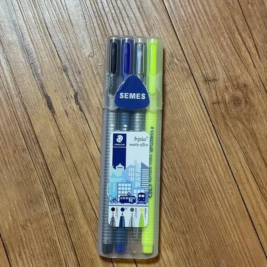 [BUNJANG] Staedtler Noris 3-Color Pen Set / SEMES 스테들러 트리플러스 3색 펜 세트