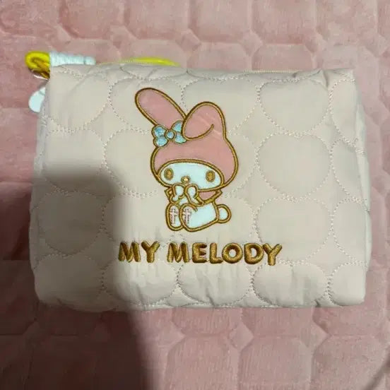 [BUNJANG] My Melody Quilting Pouch / 마이멜로디 퀼팅 파우치