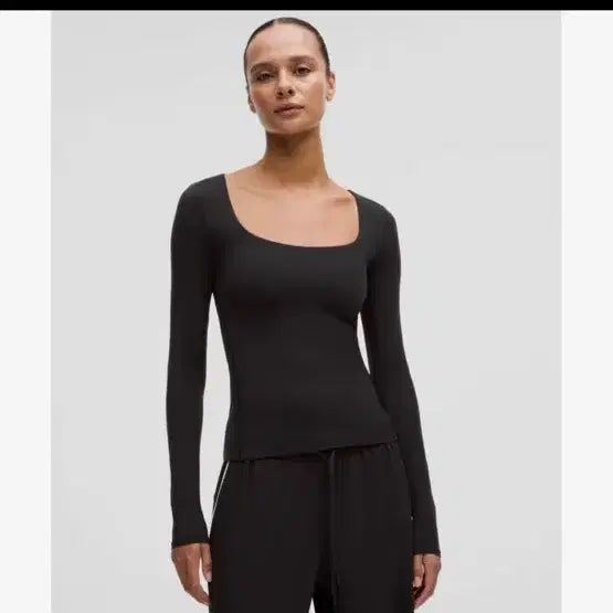 [BUNJANG] Lululemon WonderMost Ultra Soft Nulu Squareneck Longsleeve / 룰루레몬 원더모스트 ultra soft nulu 스퀘어넥 롱슬리브