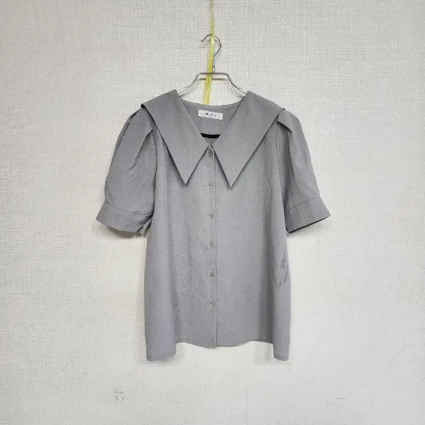 [BUNJANG] MIEL Sailor Collar Puff Sleeve Shirt / MIEL 세일러 카라 퍼프 소매 셔츠