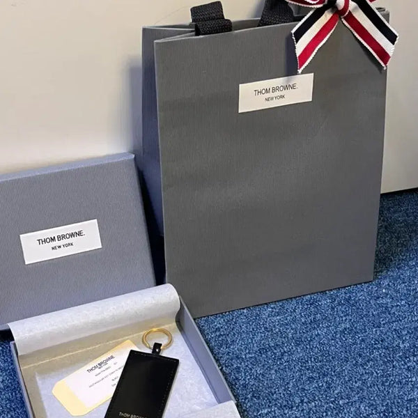[BUNJANG] Thom Browne Leather Keychain / 톰브라운 키링 새상품