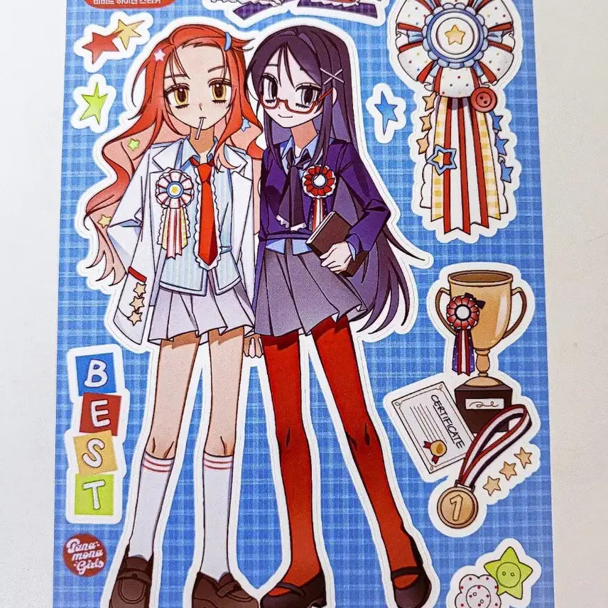 [BUNJANG] Panamonagirls Vivid High Teen Stickers / 파나모나걸스 비비드 하이틴 스티커