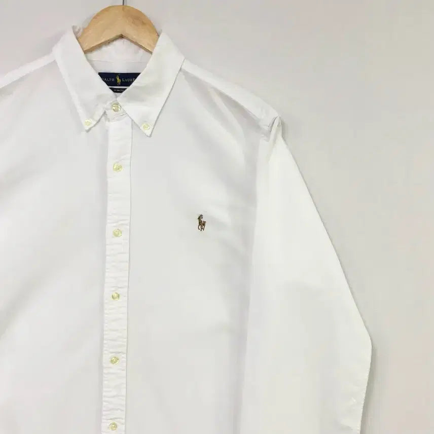 [BUNJANG] Polo Oxford White Shirt / L 폴로 옥스포드 화이트 셔츠