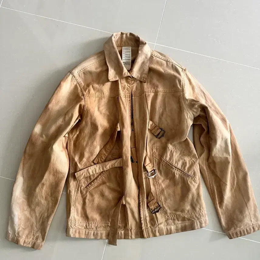 [BUNJANG] Fullcount Garment Dyed Buckle Jacket / (38) 풀카운트 가먼트다잉 버클 자켓