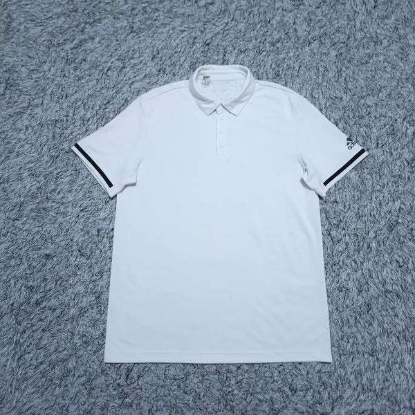 [BUNJANG] Adidas Men's Cool Fabric Short Sleeve Polo T-Shirt / 아디다스)100 남자 쿨원단 반팔카라티 / 왕눈이샵